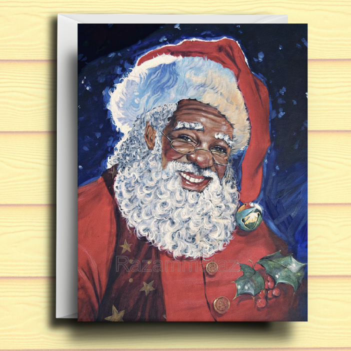 Black Santa Card C